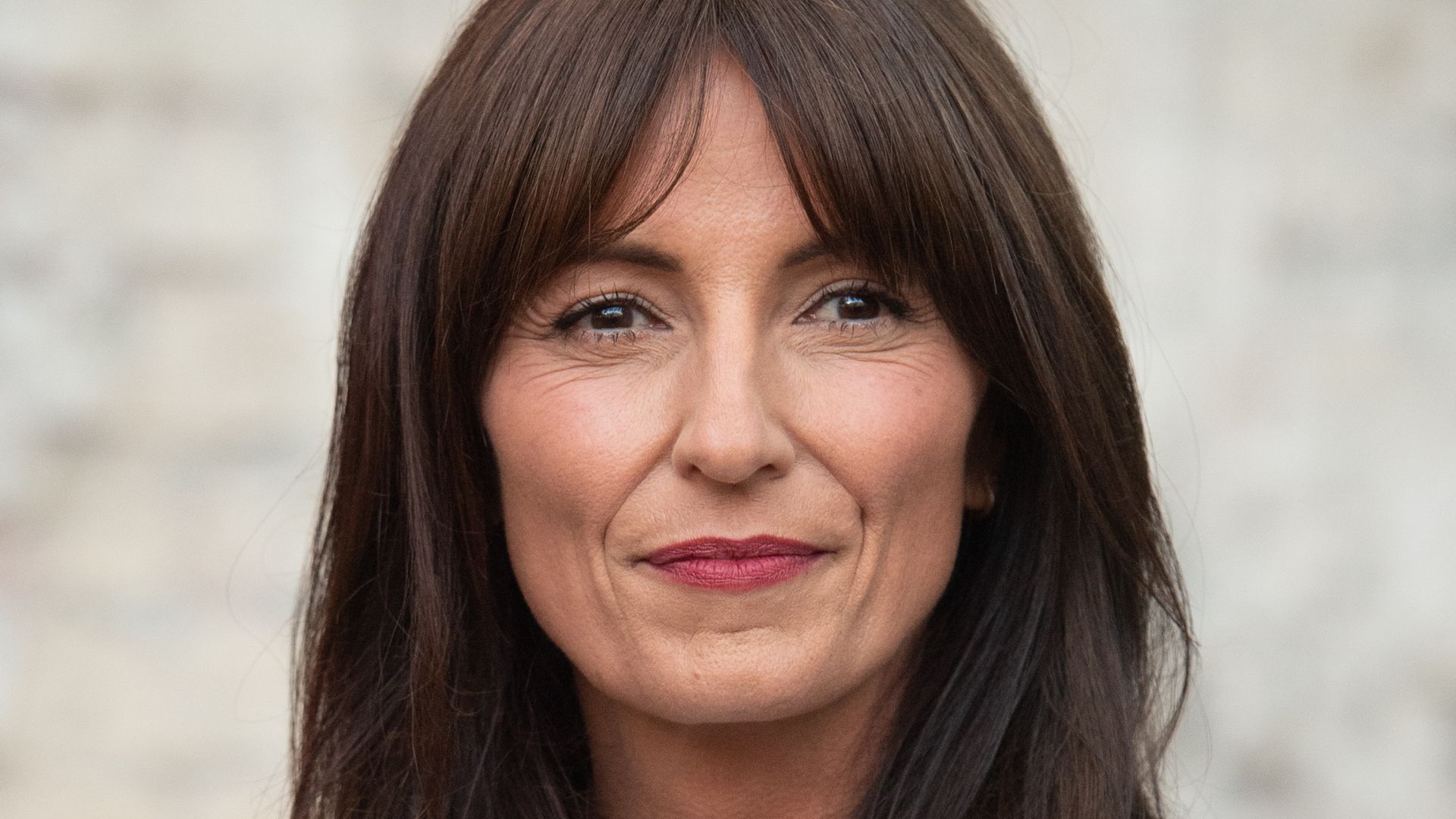 Davina McCall attends Suns Who Cares Wins Awards in white top