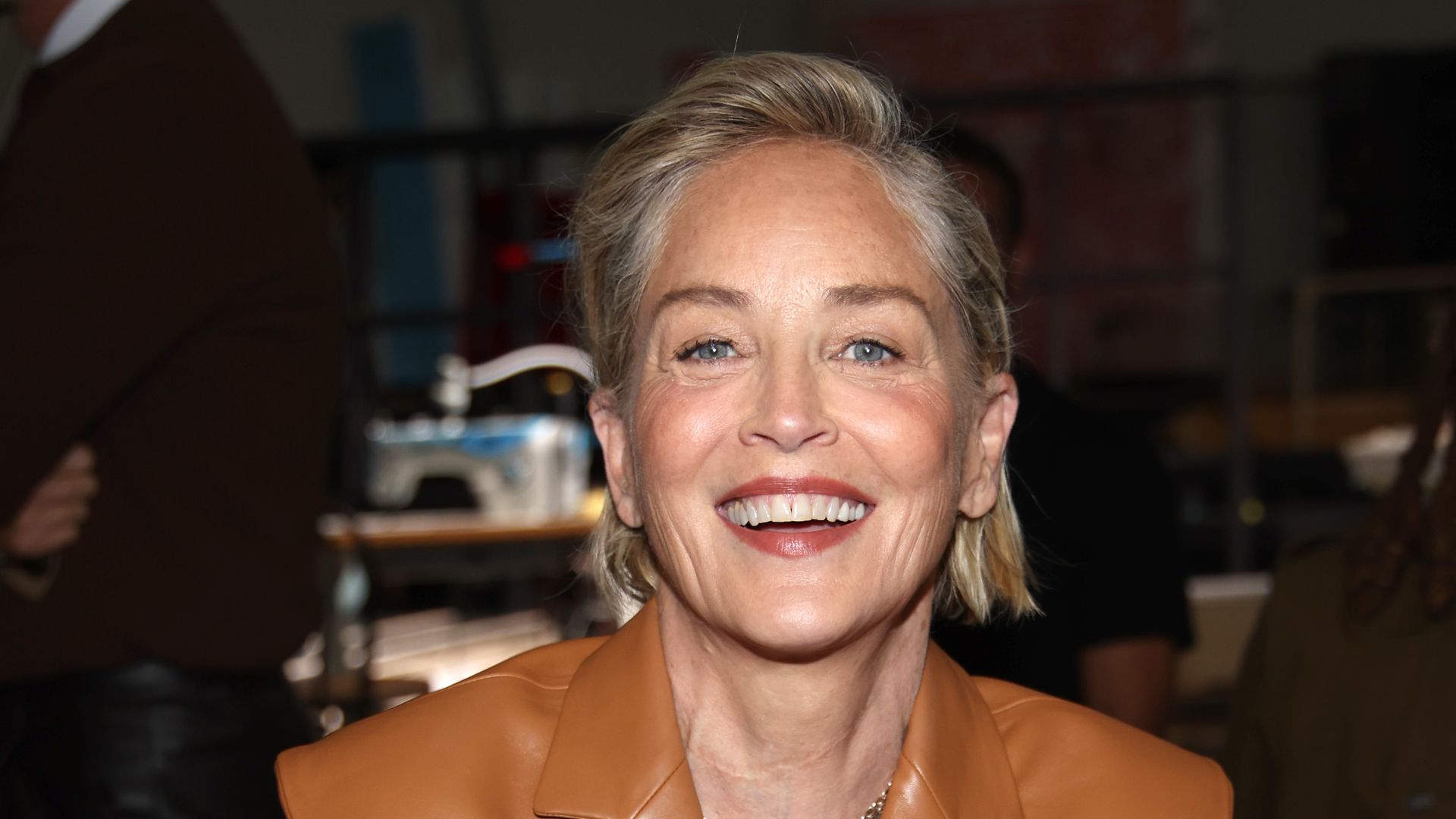 Sharon Stone shares shirtless photo of handsome son as he joins the family business
