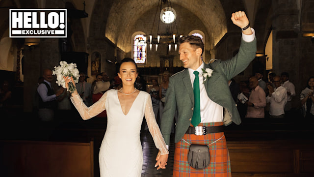 Caroline Weir and Josh Emerson marry in wedding exclusively covered by HELLO!