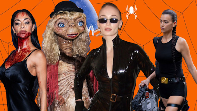 nicole scherzinger, heidi klum, sophie turner, irina shayk in halloween costumes