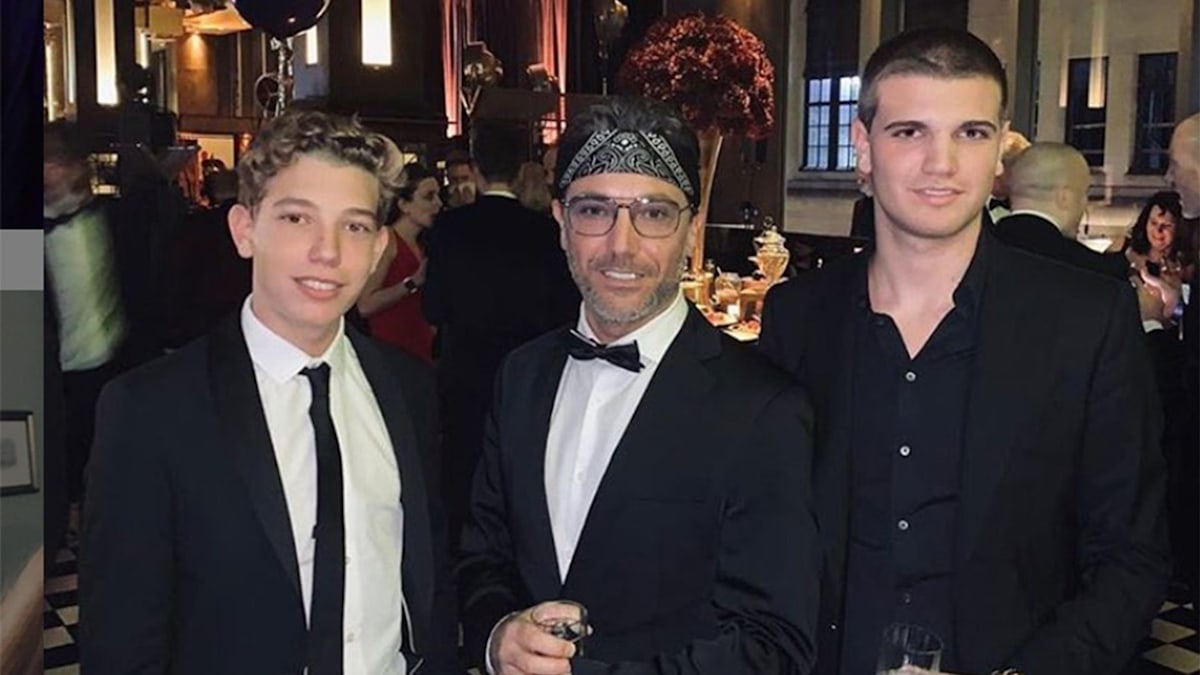 Gino D'Acampo pokes fun at son's makeup in hilarious family video HELLO!