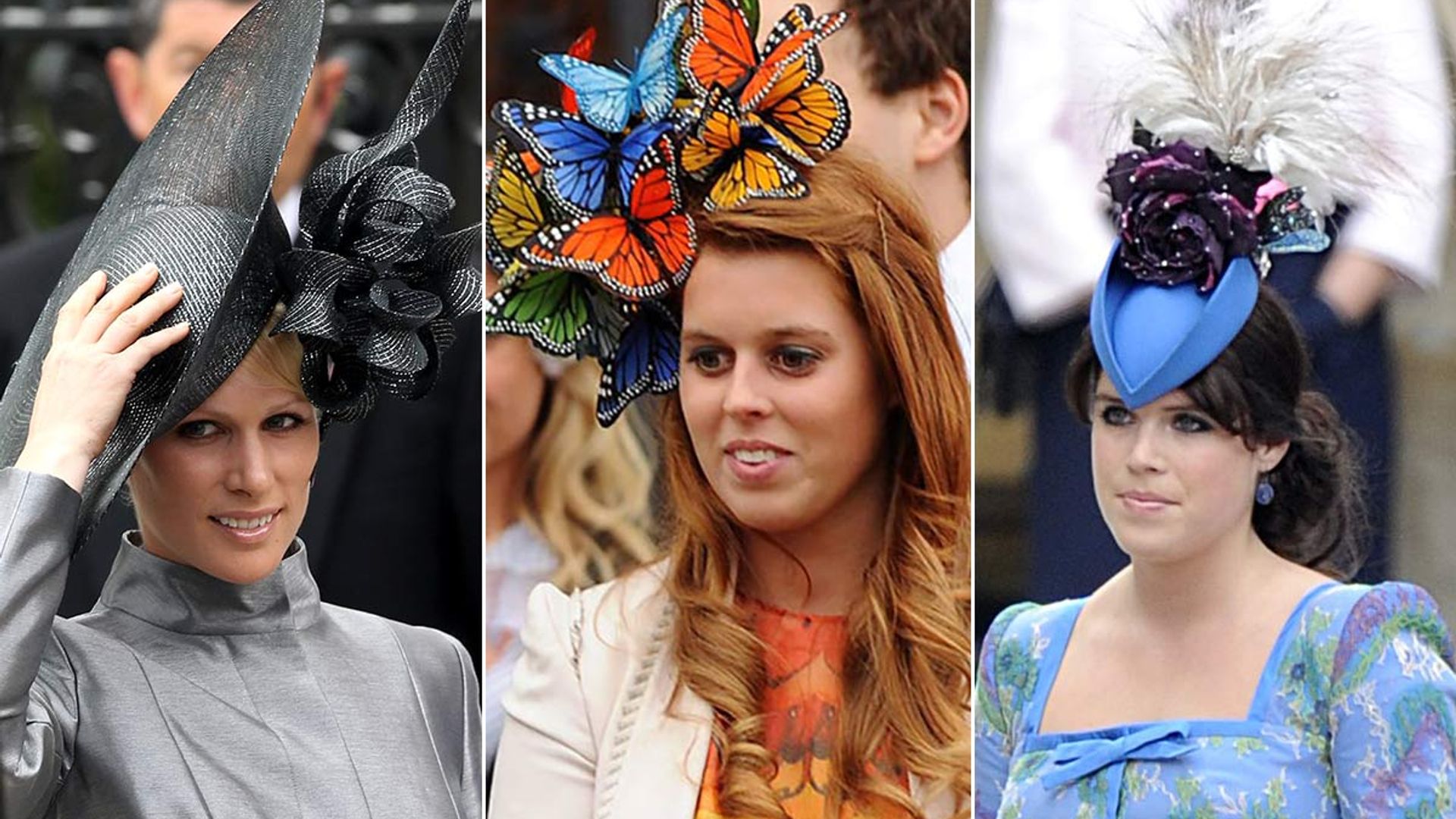 Wacky royal wedding hats: Zara Tindall, Princess Eugenie & more