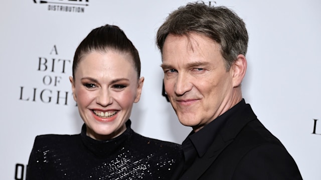 Anna Paquin and Stephen Moyer attend "A Bit Of Light" New York Screening