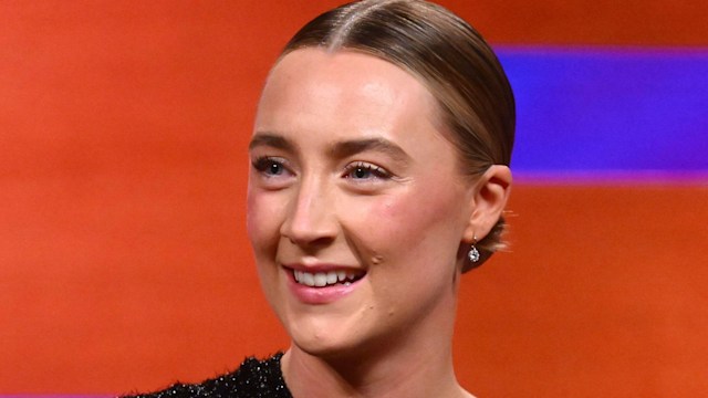 Saoirse Ronan filming the Graham Norton Show