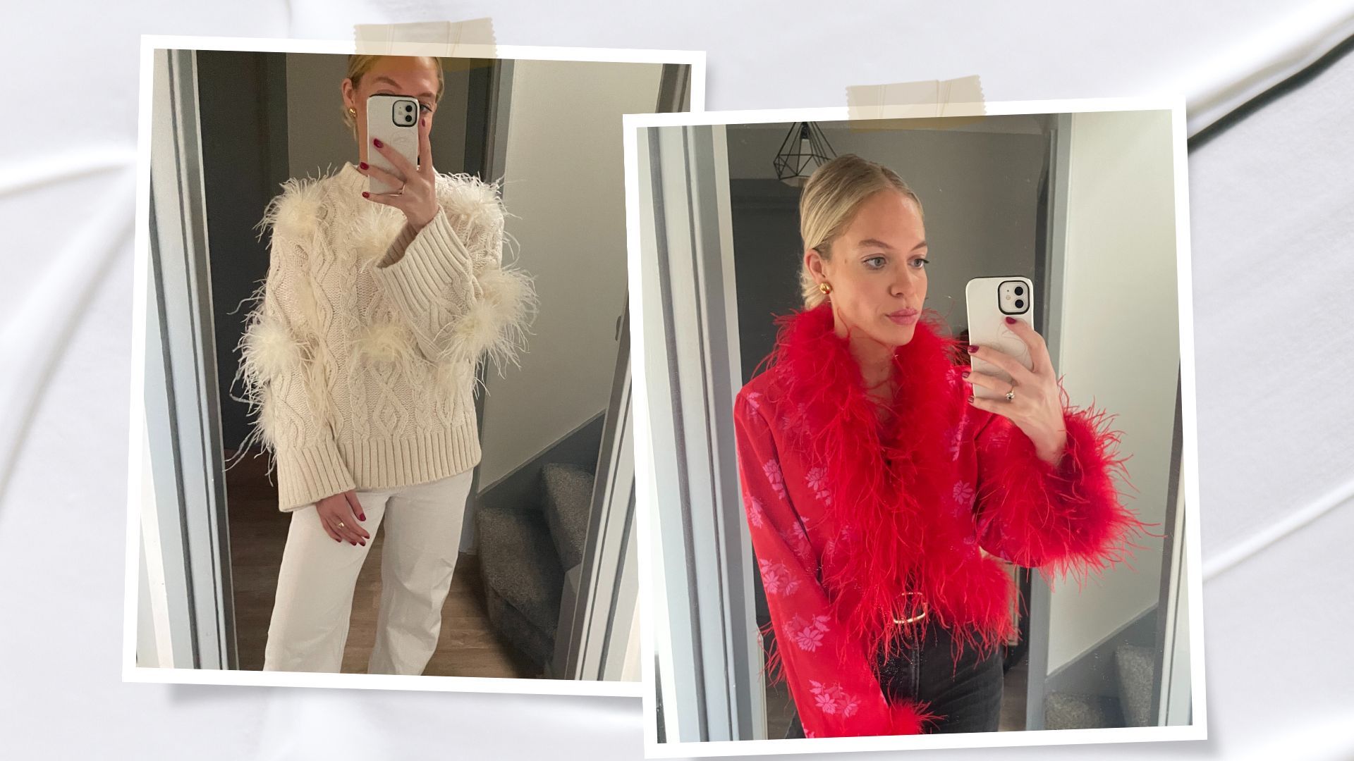 Ways to wear feathers this party season
