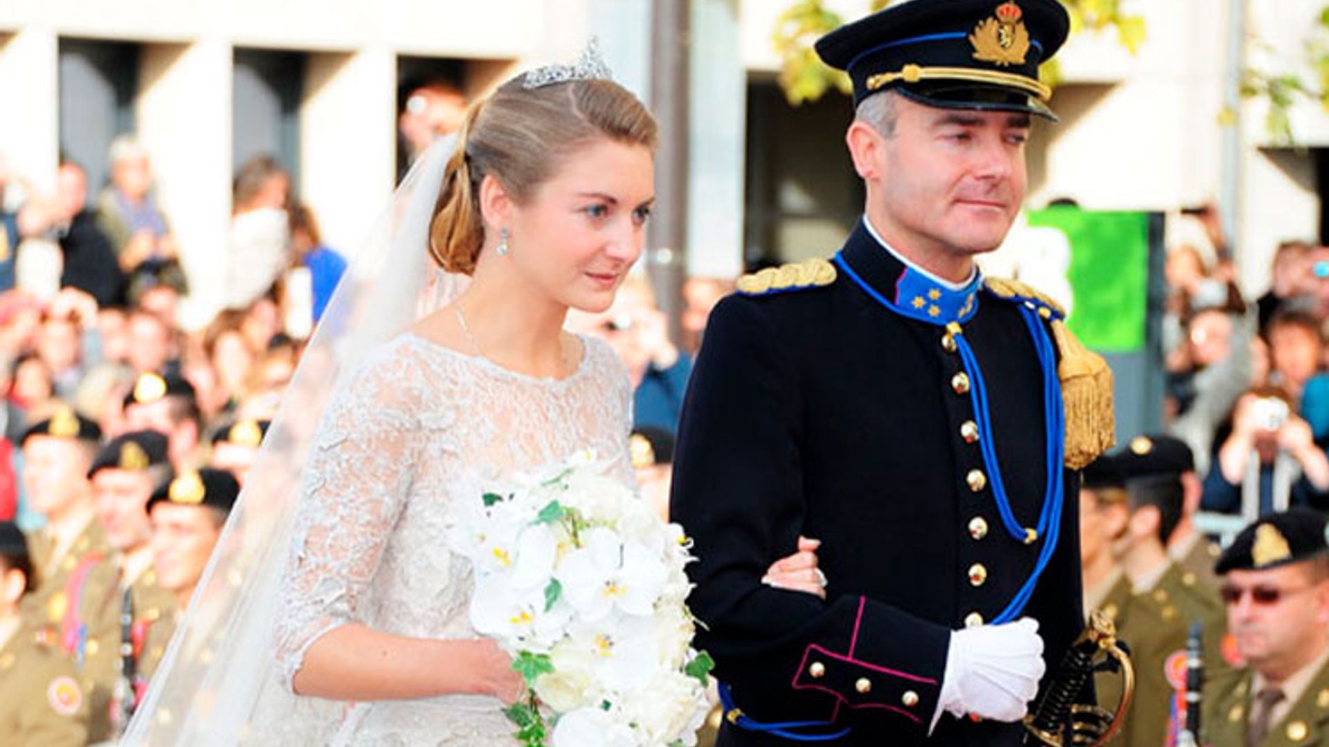 Guillaume and Stephanie wed in a glorious ceremony full of pomp and grandeur
