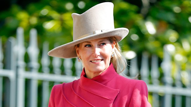 Duchess of Edinburgh attends Easter Sunday church service