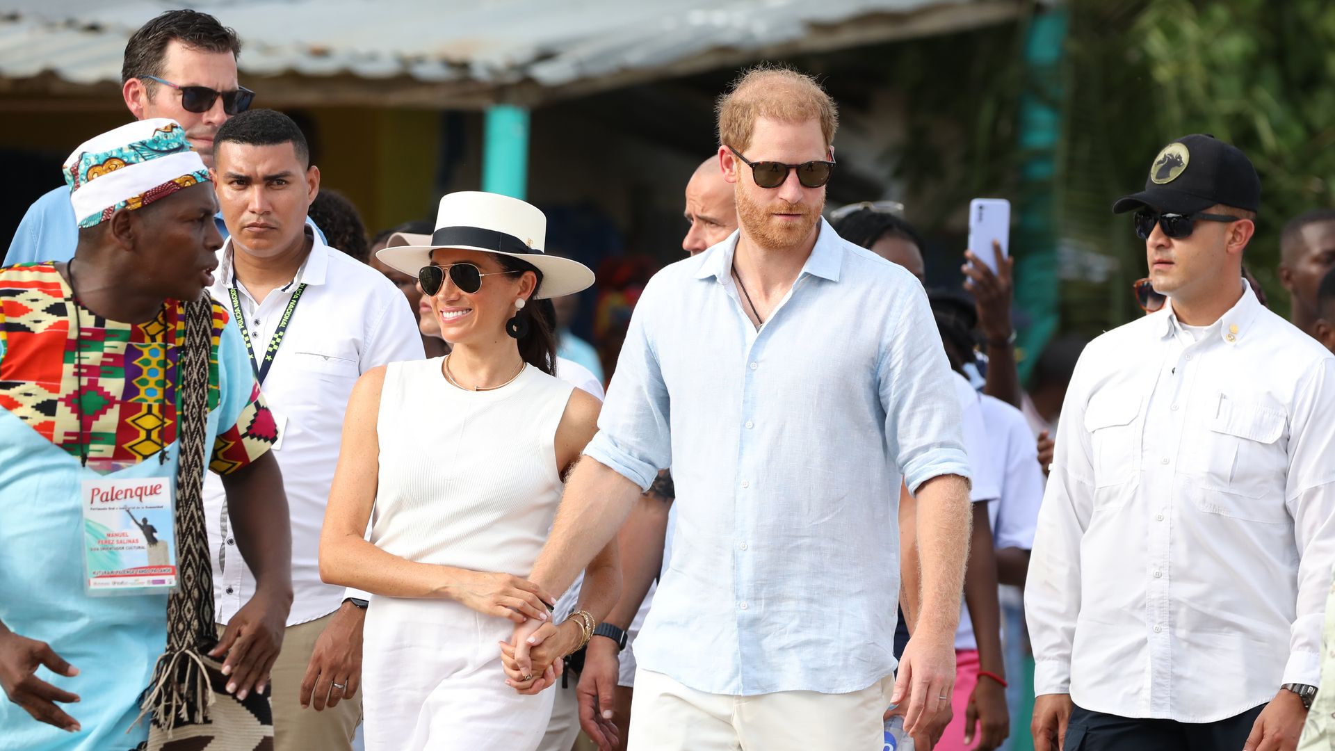 prince harry meghan markle colombia