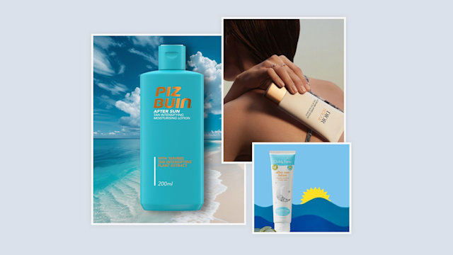 A selection of the best after sun lotions, including Piz Buin, Dior and Childs Farm