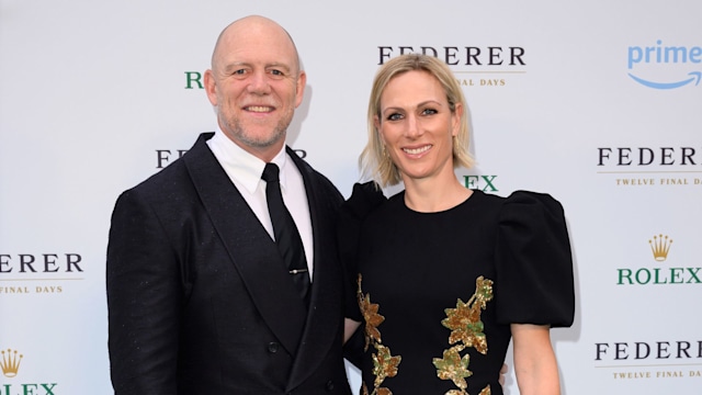  Mike Tindall and Zara Tindall attend the "Federer: Twelve Final Days" Special Screening