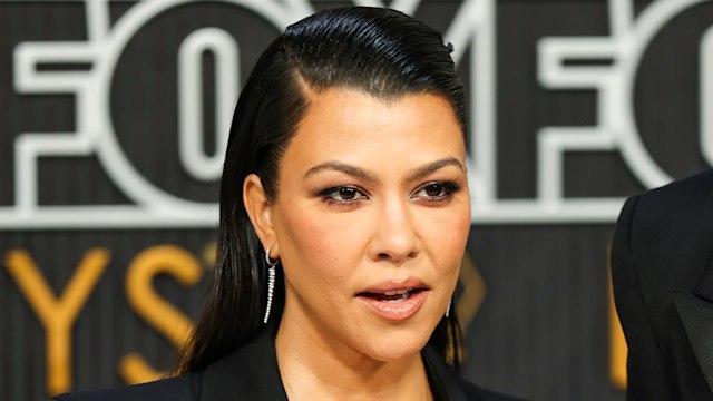 Kourtney Kardashian attends the 75th Primetime Emmy Awards at Peacock Theater on January 15, 2024 in Los Angeles, California