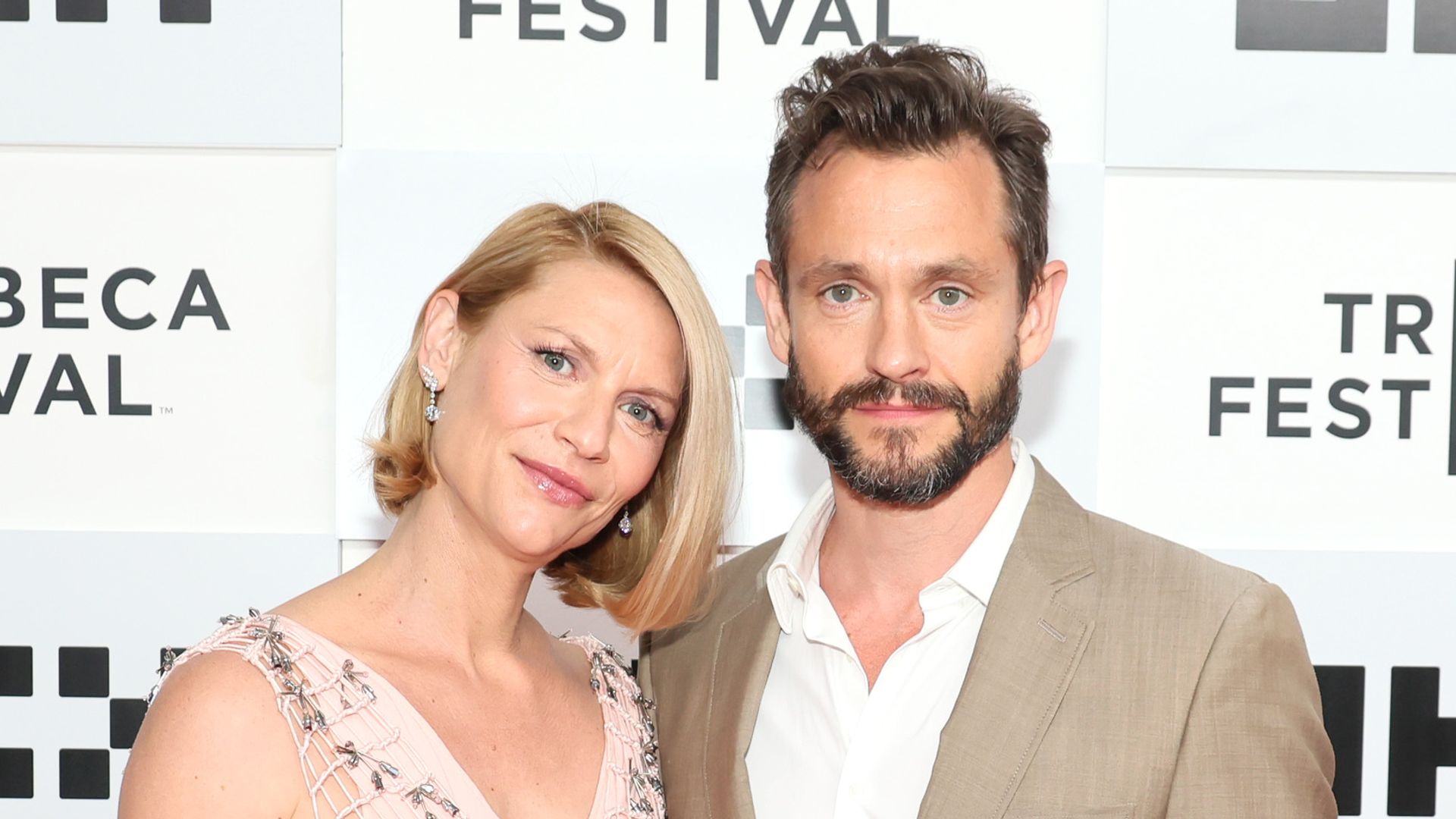 Pregnant Claire Danes and Hugh Dancy attend the "Full Circle" premiere during the 2023 Tribeca Festival