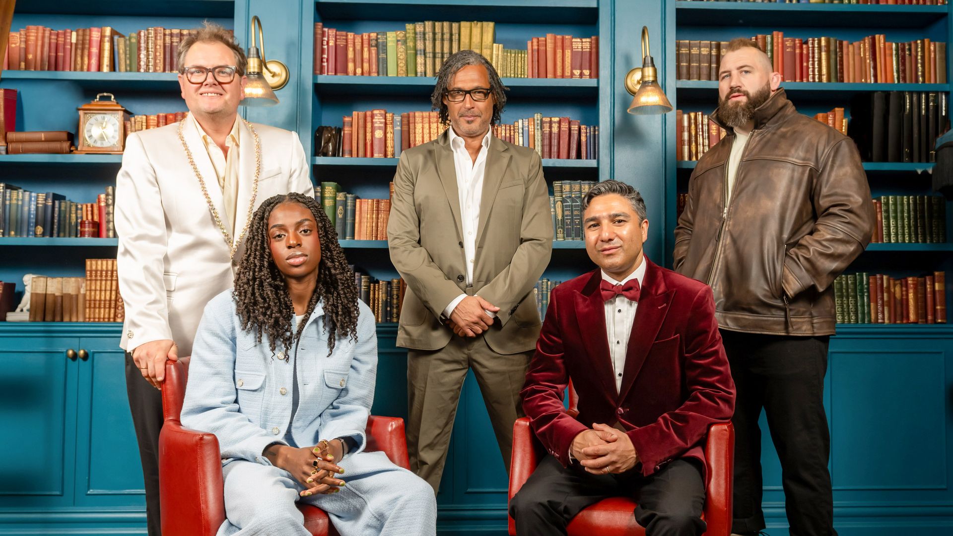 Alan Carr, Cat Burns, David Olusoga, Nick Mohammed & Joe Marler