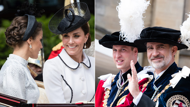 king felipe queen letizia prince william and princess kate