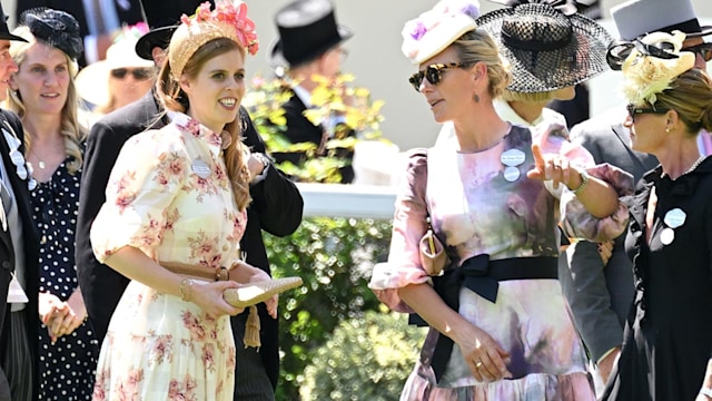 zara tindall princee beatrice ascot