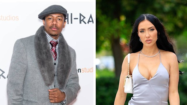 Split image of Nick Cannon and Bre Tiesi