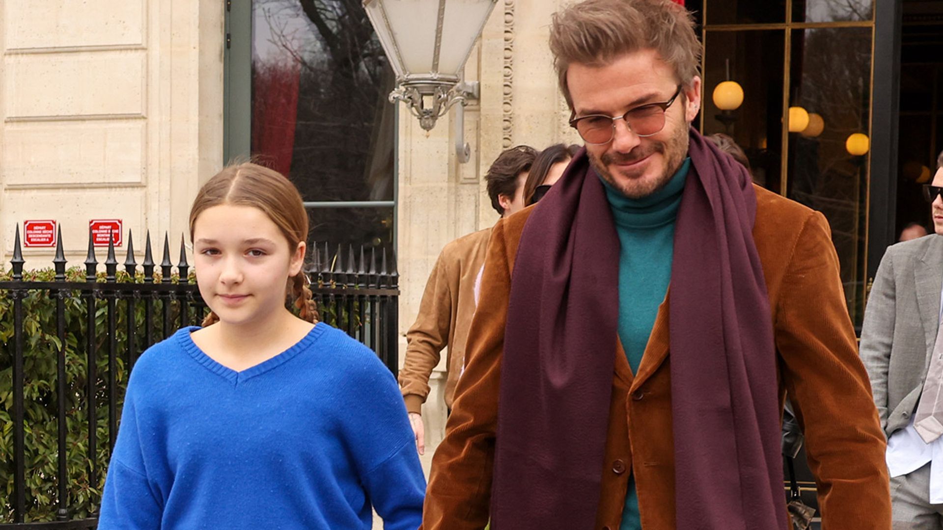 David Beckham and daughter Harper show their special bond in rare photo