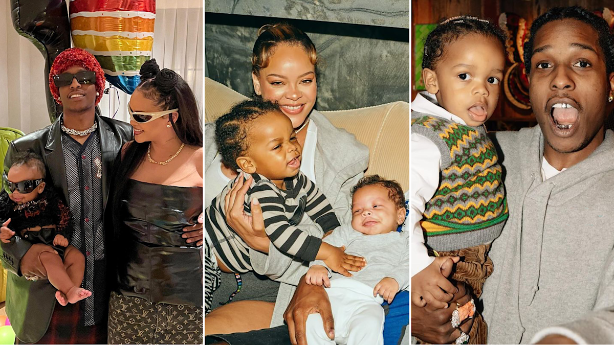 Rihanna and ASAP Rocky’s cutest photos of their sons RZA and Riot Rose