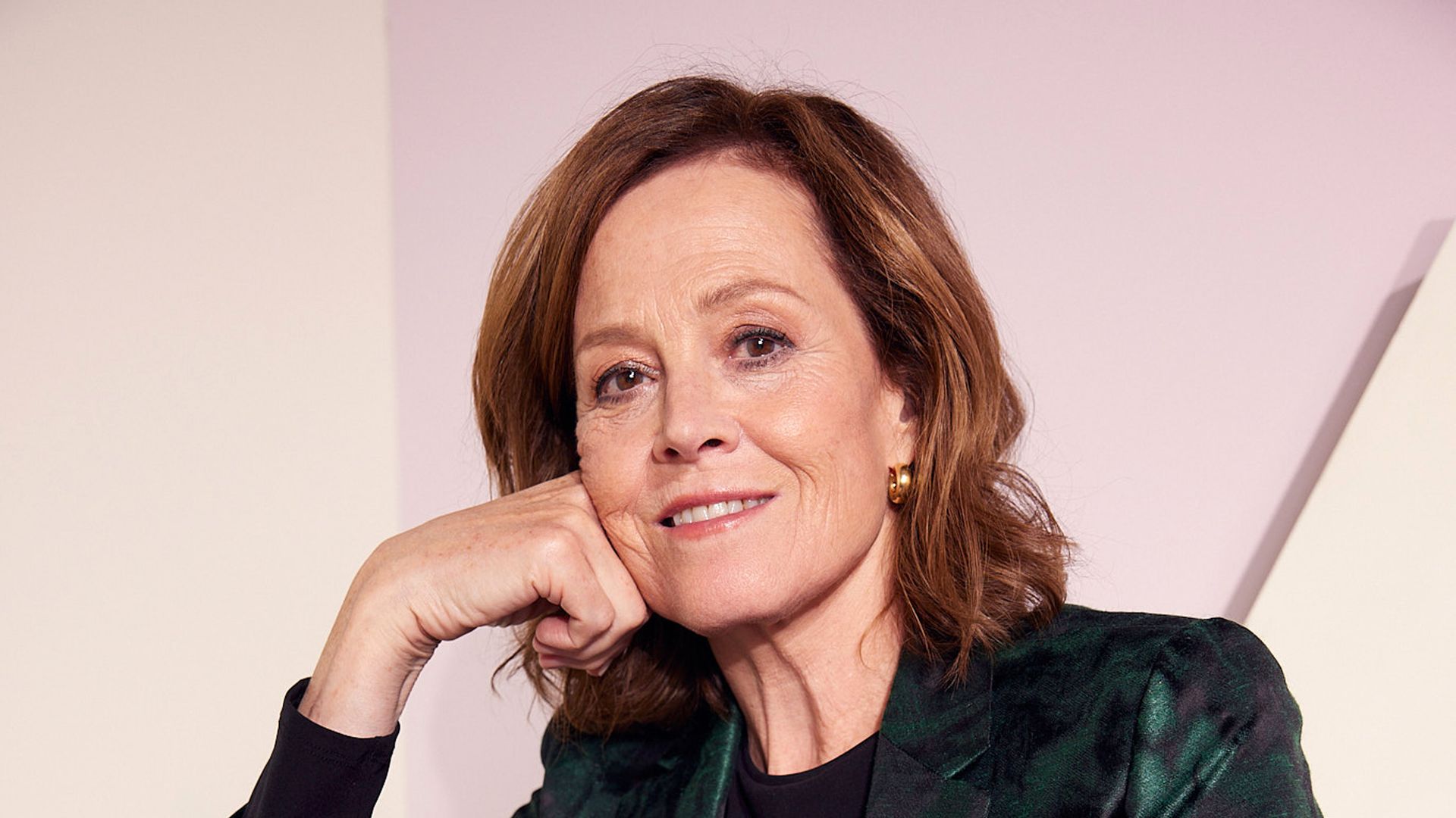 Sigourney Weaver, 74, is glowing as she rocks chic white pants for rare public appearance