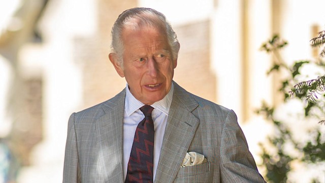 King Charles III leaves Sunday Church service at Sandringham Church on July 28, 2024 in Sandringham, Norfolk