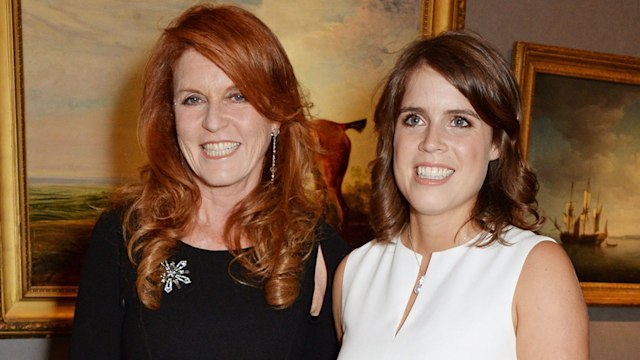 sarah ferguson princess eugenie white dress