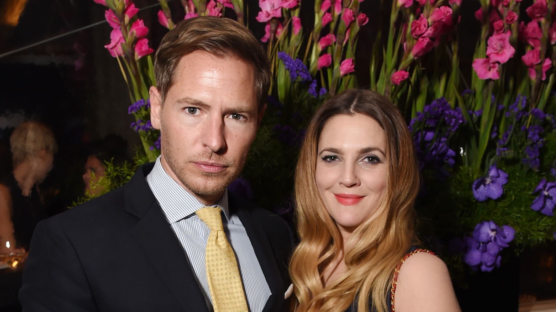 Will Kopelman and Drew Barrymore at the Cinema Society 'Miss You Already' film screening After Party, New York, America - 25 Oct 2015