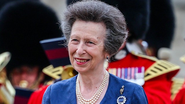 Princess Anne takes part in the Household Division Musical Spectacular 2025