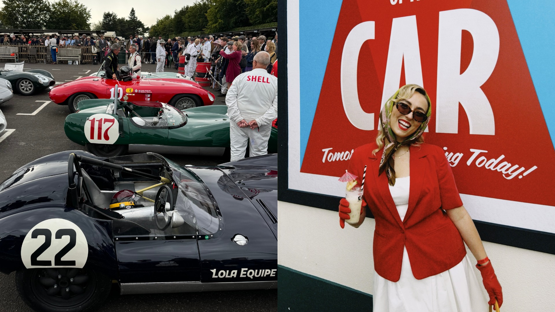 Classic cars, high-speed racing and vintage sartorial splendour, what HELLO! saw and did at Goodwood Revival