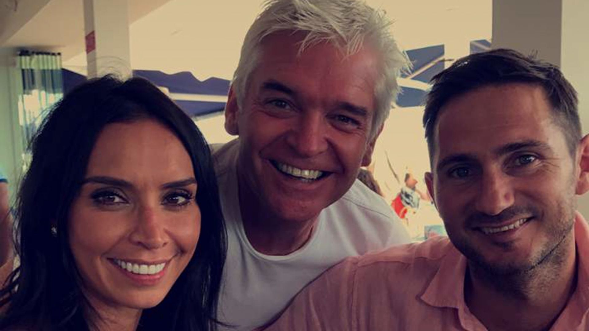 phillip schofield with christine and frank lampard