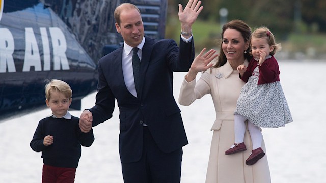 prince william kate middleton canada visit with children