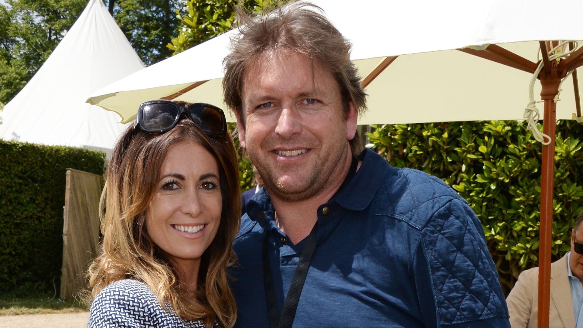 James Martin with Louise Davies in 2015