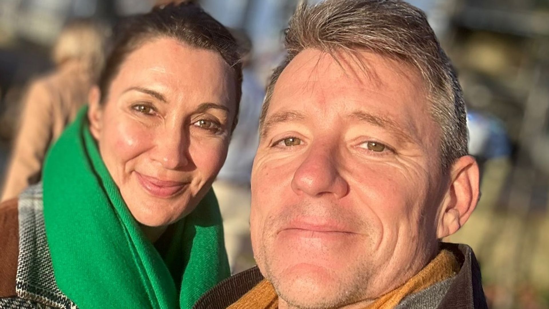 Ben Shephard shares ultra-rare photos of his sons and wife Annie from family ski trip