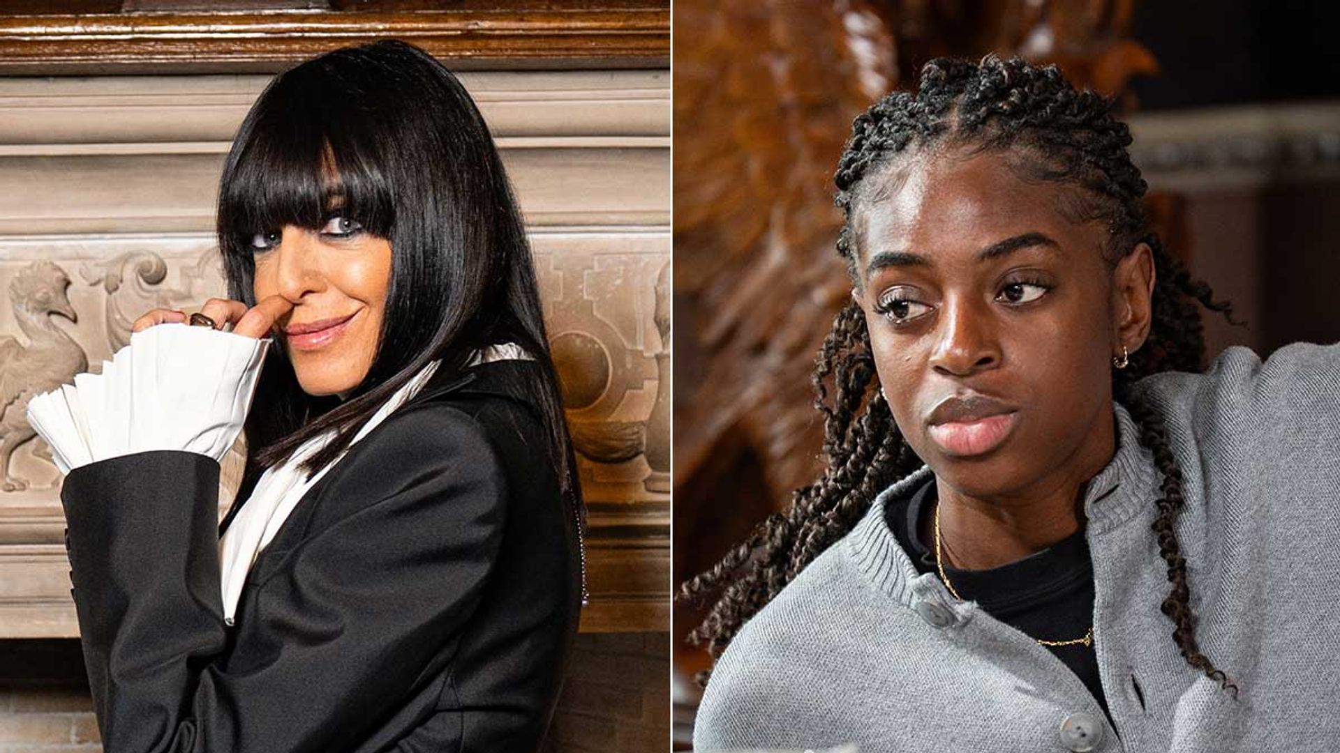 Claudia Winkleman and Cat Burns