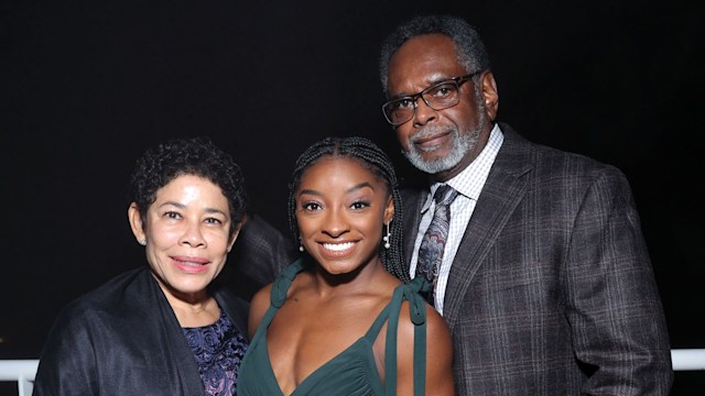 Simone and Adria were adopted by their grandparents, Nellie and Ronald Biles