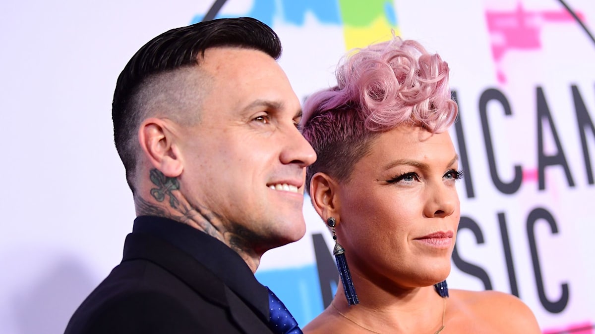 Pink reveals how she 'forced' reluctant Carey Hart to get to work for son Jameson