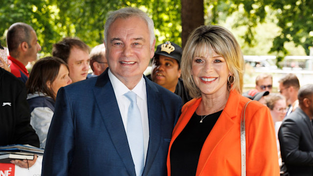 Eamonn Holmes standing with Ruth Langsford