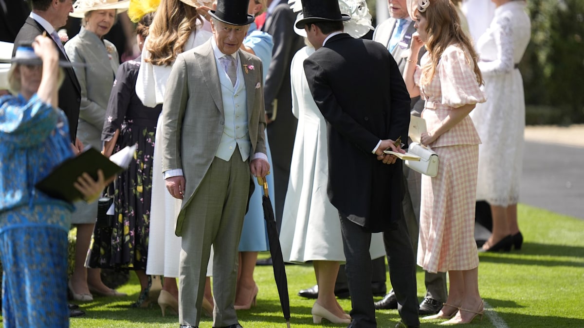 Zara and Mike Tindall enjoy fond reunion with Princess Beatrice on Day One of Royal Ascot – best photos