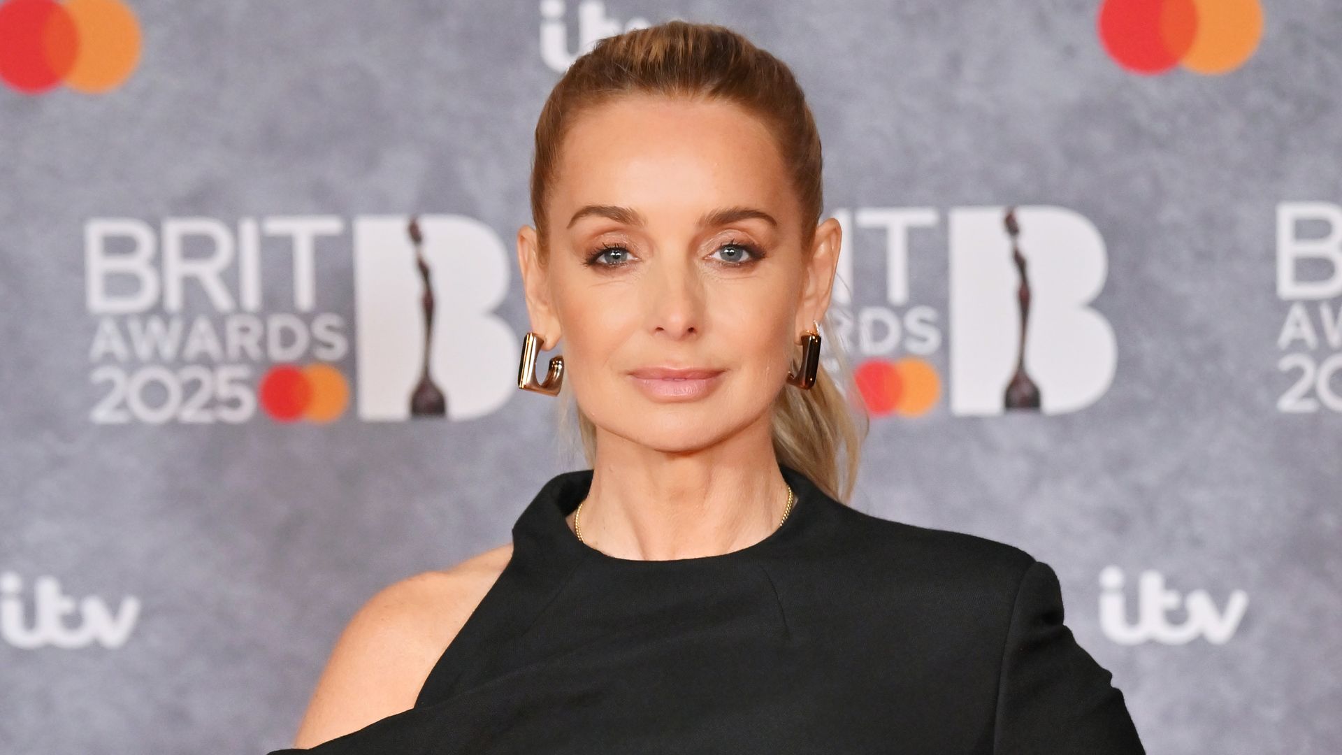 Louise Redknapp arrives at The BRIT Awards 2025 at The InterContinental London O2