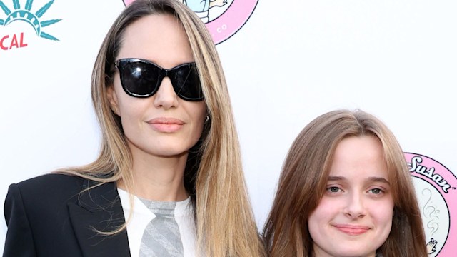 Angelina Jolie, and Vivienne Jolie-Pitt attend the opening night performance of "Reefer Madness: The Musical" at The Whitley on May 30, 2024 in Los Angeles, California. (Photo by Monica Schipper/Getty Images)