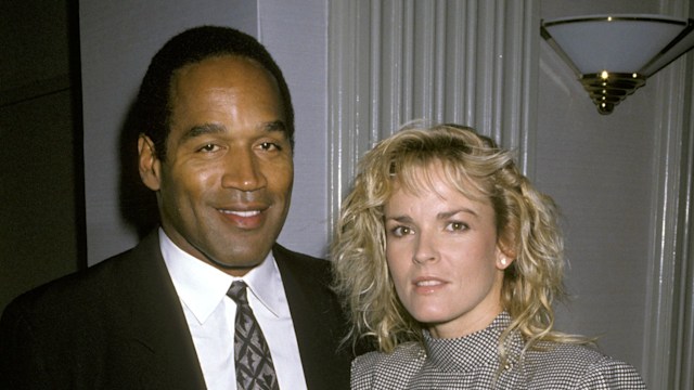 O.J. Simpson and Nicole Brown Simpson during Fight Against Paralysis Benefit at Waldorf Astoria Hotel in New York City, New York, United States