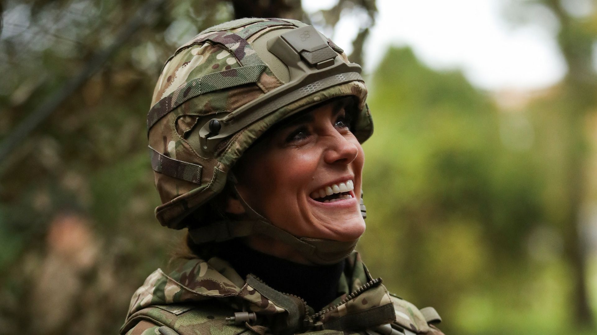 Kate Middleton wearing combat gear to visit The Queen's Dragoon Guards Regiment