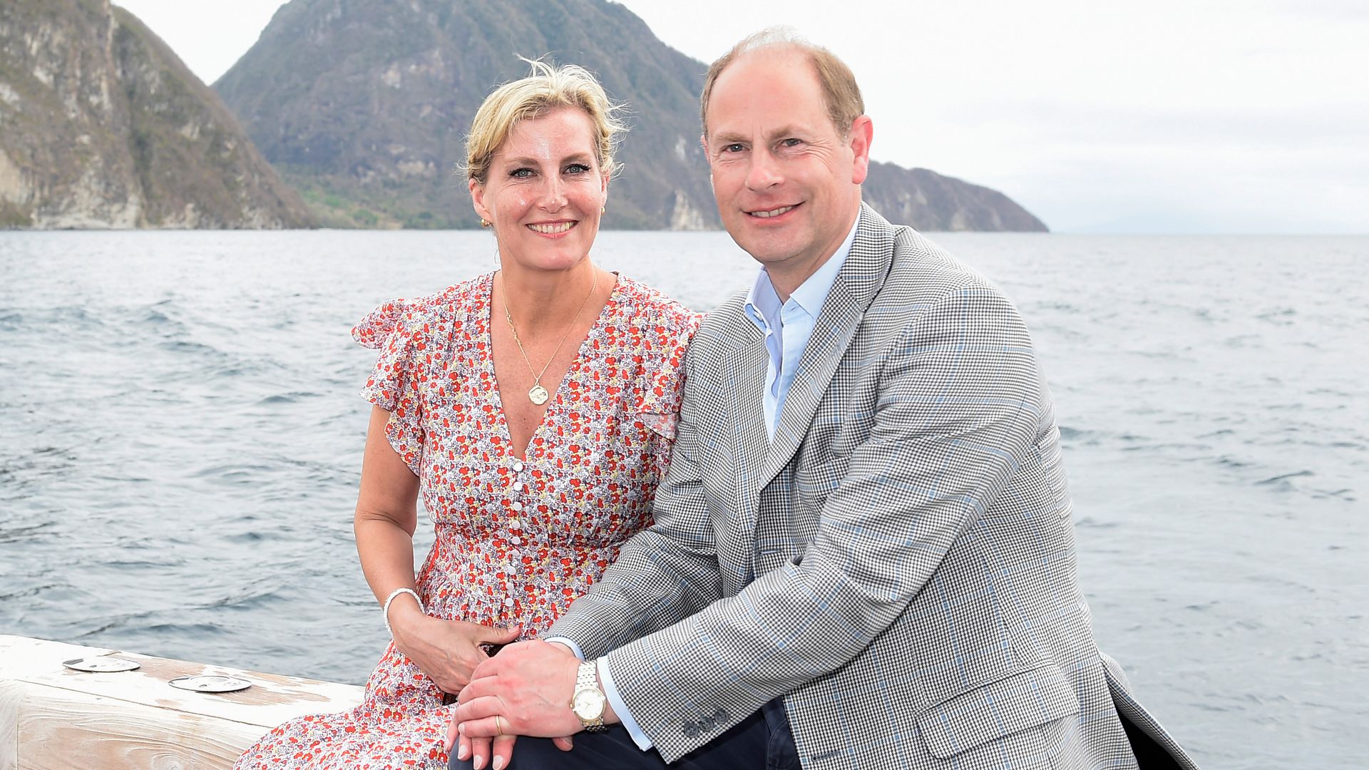 Edward and Sophie on their royal tour of the Caribbean