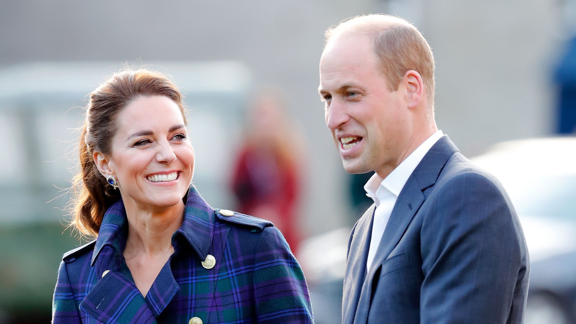 William and Kate at the Palace of Holyroodhouse in 2021