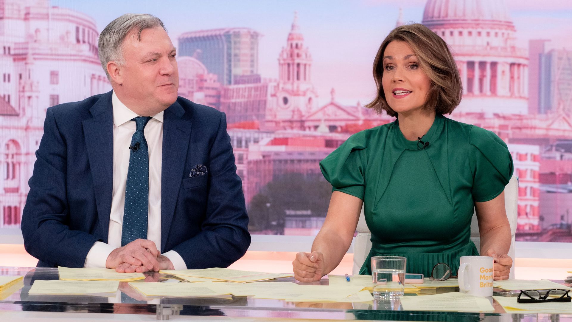GMB's Susanna Reid expresses concern for Ed Balls as he reveals persistent health issue