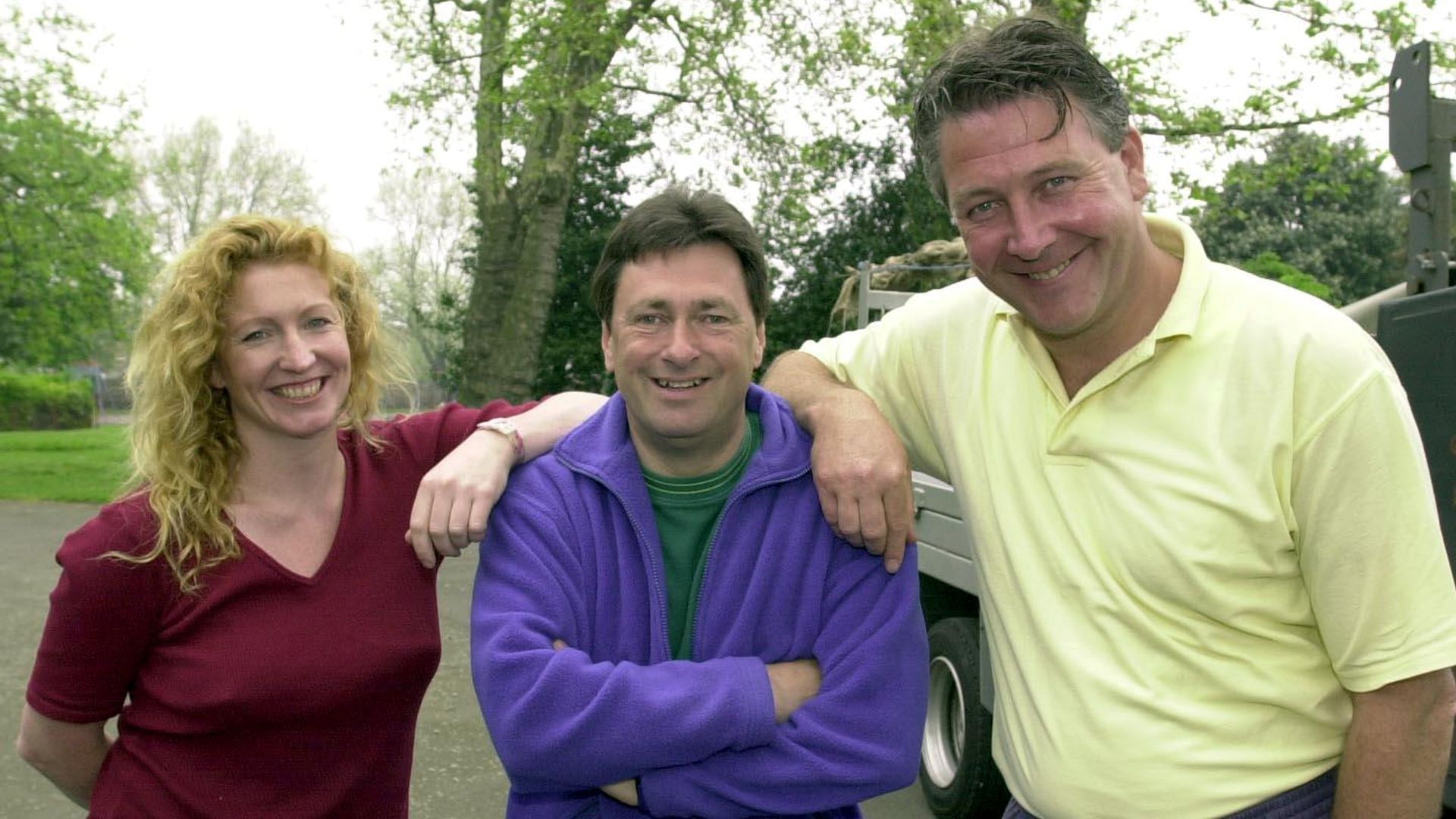 Charlie Dimmock, Alan Titchmarsh and Tommy Walsh