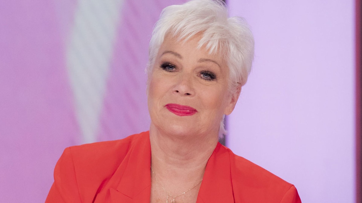 Loose Women's Denise Welch, 64, dares to bare in plunging pink