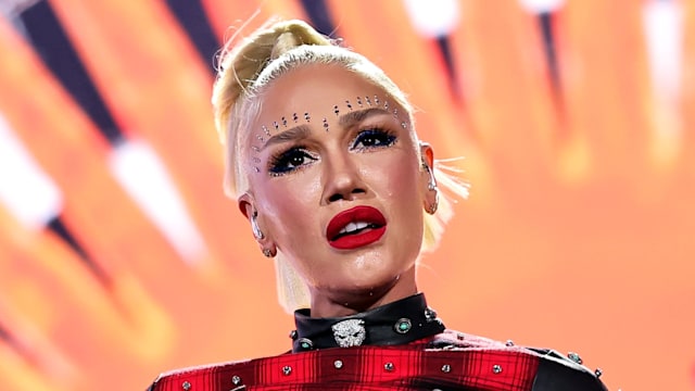 Gwen Stefani of No Doubt performs at the Coachella Stage during the 2024 Coachella Valley Music and Arts Festival at Empire Polo Club on April 20, 2024 in Indio, California.