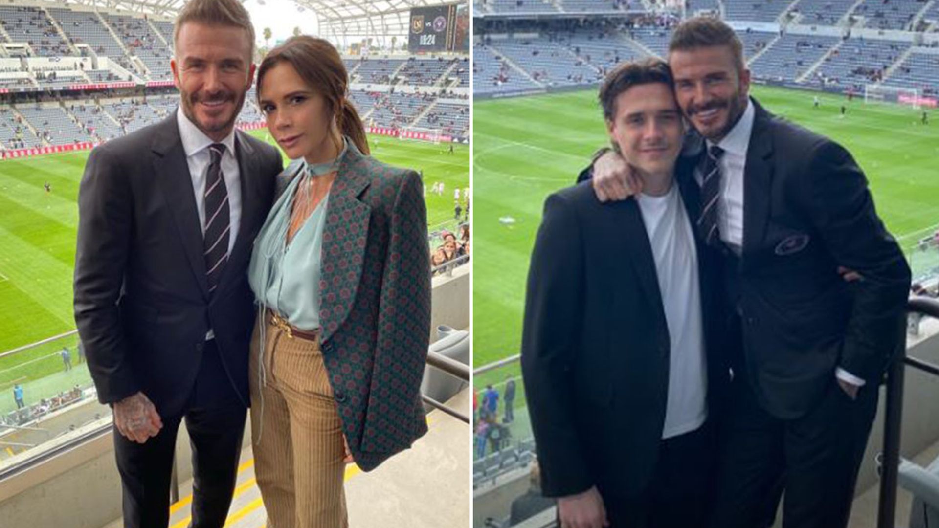 David Beckham is joined by sons Romeo and Cruz as Inter Miami CF