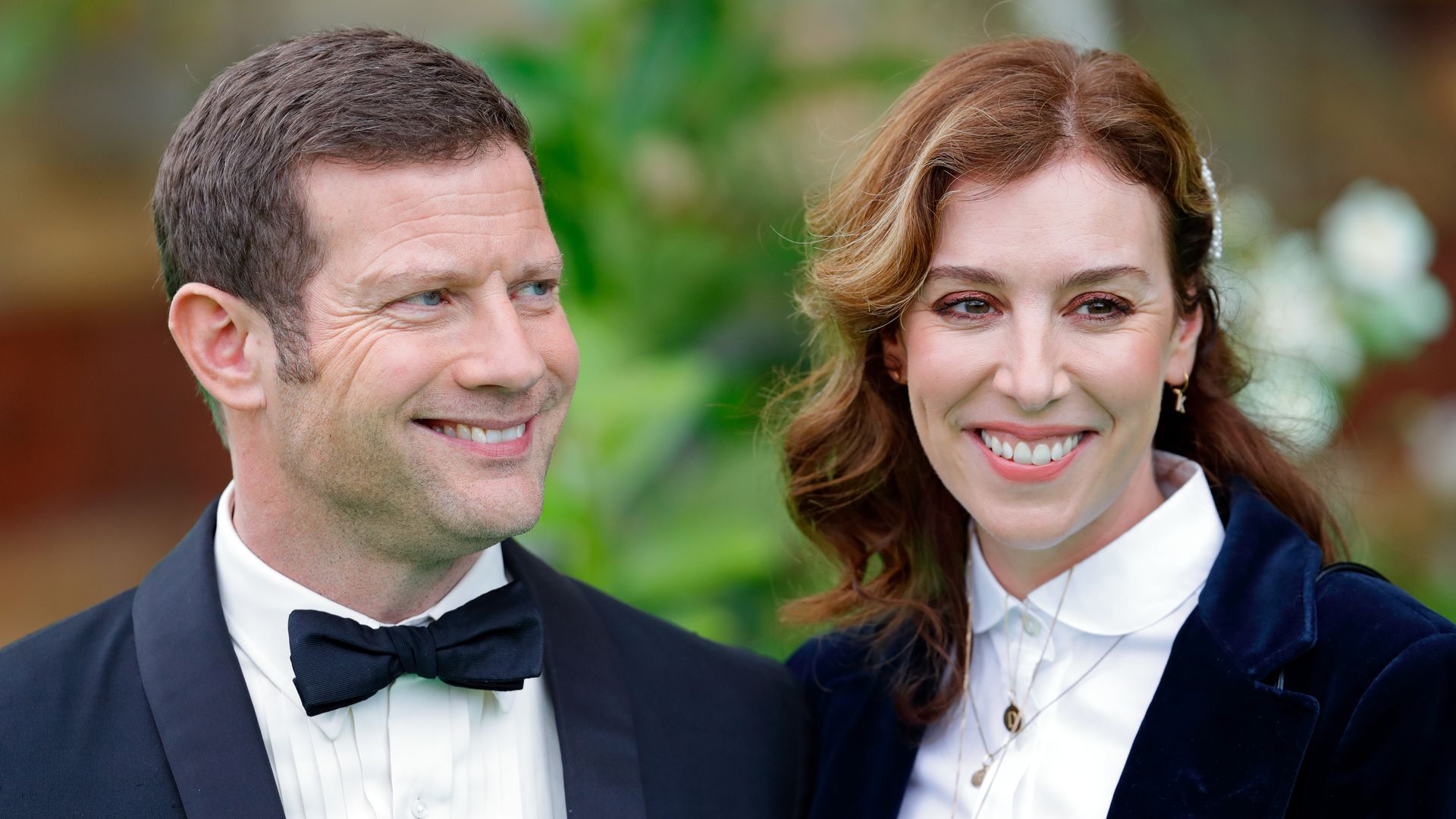 Dermot O'Leary and Dee Koppang attend the Earthshot Prize 2021 at Alexandra Palace on October 17, 2021 in London, England
