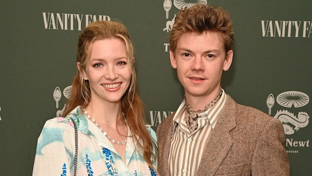 Talulah Riley and Thomas Brodie-Sangster at The RHS Chelsea Flower Show